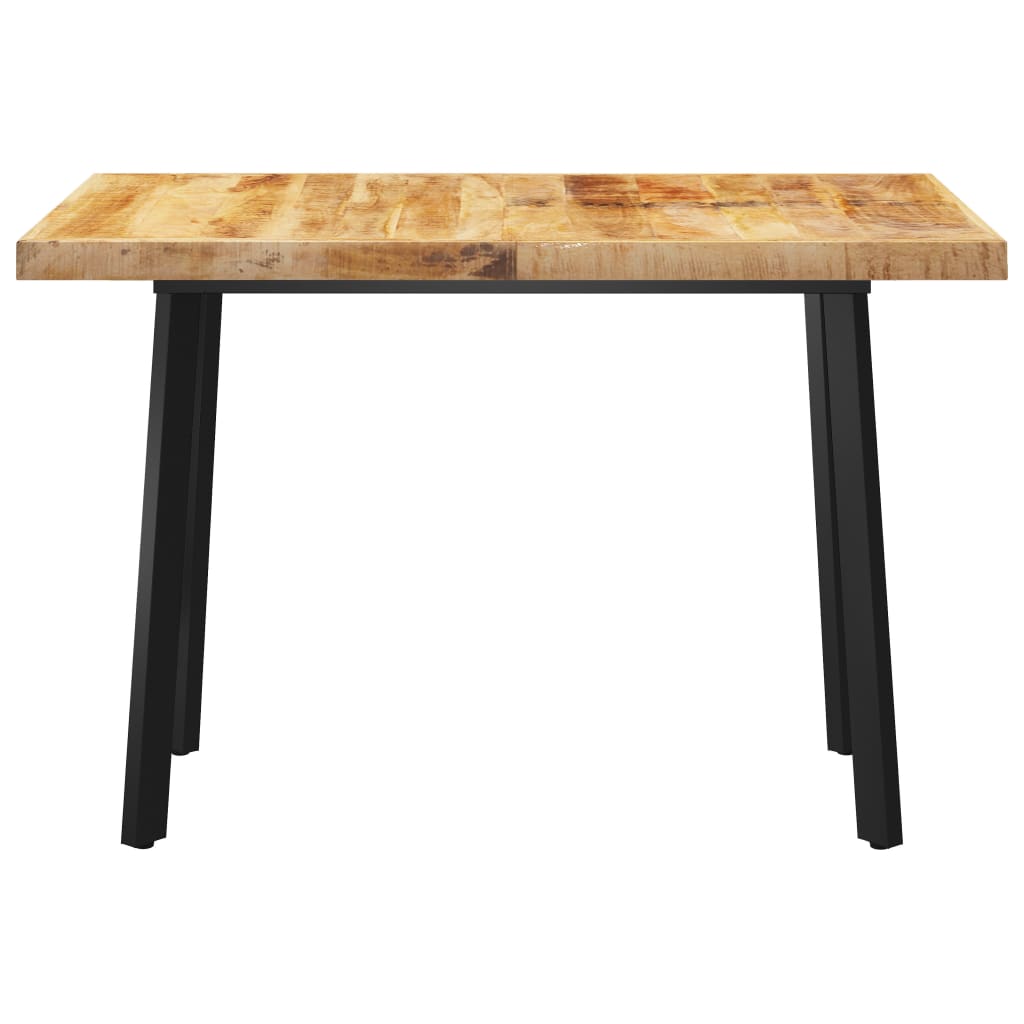 

vidaXL Eettafel met V-vormige poten 140x70x77 cm massief mangohout