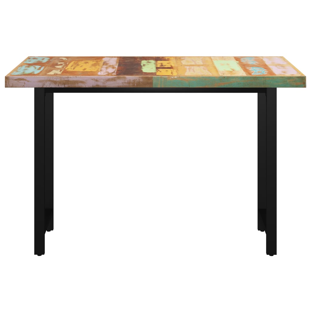 

vidaXL Eettafel met H-vormige poten 140x70x77 cm gerecycled hout