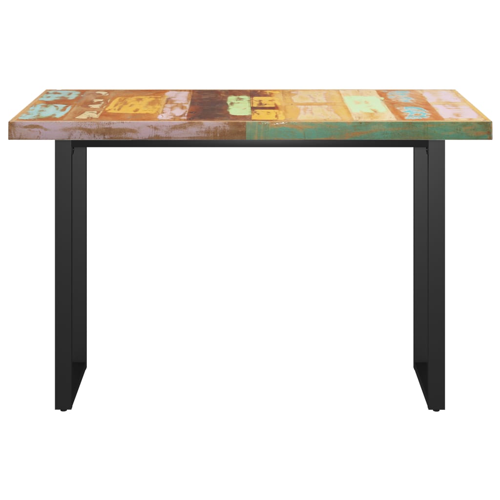 

vidaXL Eettafel met O-vormige poten 140x70x77 cm gerecycled hout