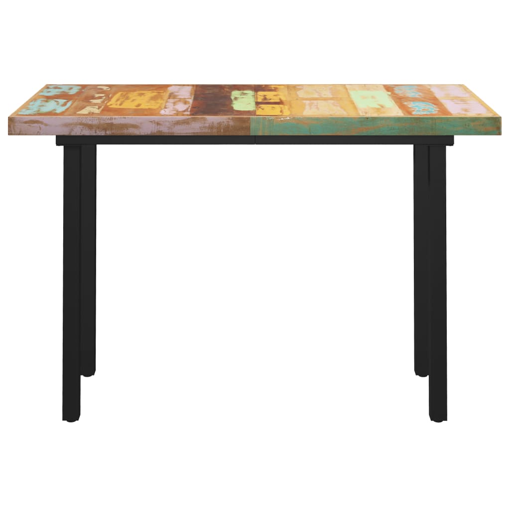 

vidaXL Eettafel met I-vormige poten 140x70x77 cm gerecycled hout