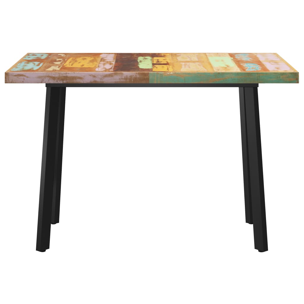 

vidaXL Eettafel met V-vormige poten 140x70x77 cm gerecycled hout