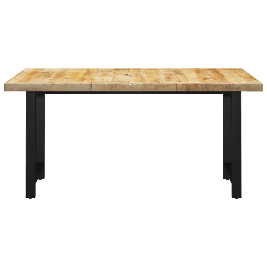 

vidaXL Eettafel met H-vormige poten 160x80x77 cm massief mangohout