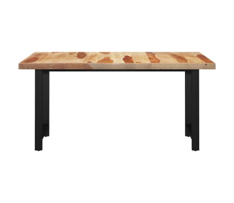 vidaXL Valgomojo stalas su H formos kojomis, 180x90x77cm