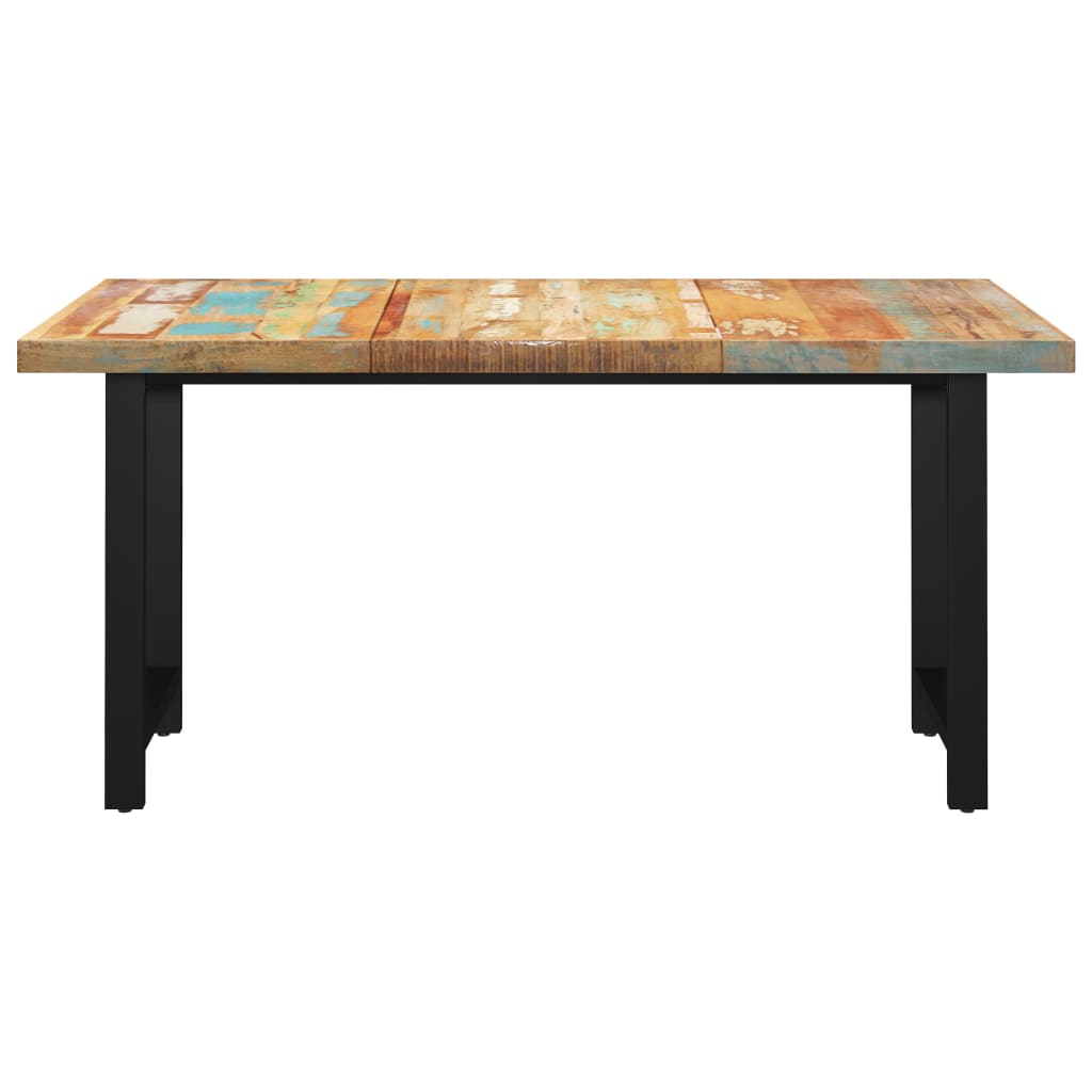 

vidaXL Eettafel met H-vormige poten 180x90x77 cm gerecycled hout