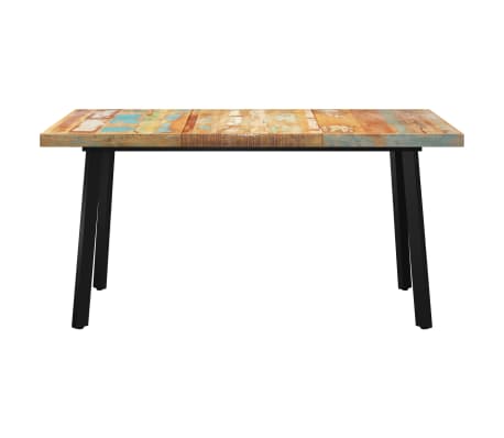vidaXL Blagovaonski stol s V-nogama 180x90x77 cm od obnovljenog drva