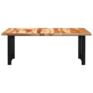 vidaXL Valgomojo stalas su H formos kojomis, 200x100x77cm