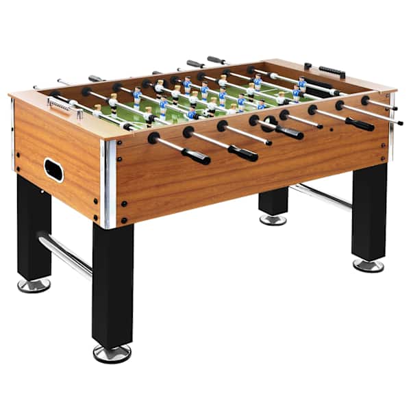 vidaXL lauajalgpalli laud teras 60 kg 140x74,5x87,5 cm helepruun, must