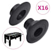 vidaXL lauajalgpalli laagrid 15,9/16 mm vardale, 16 tk