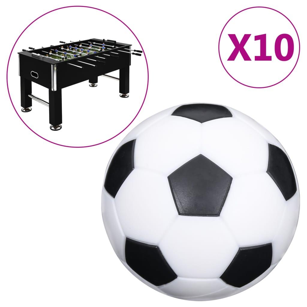 Petrashop  Míčky pro stolní fotbal 10 ks 32 mm ABS
