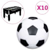 vidaXL lauajalgpalli pallid 10 tk, 32 mm, ABS