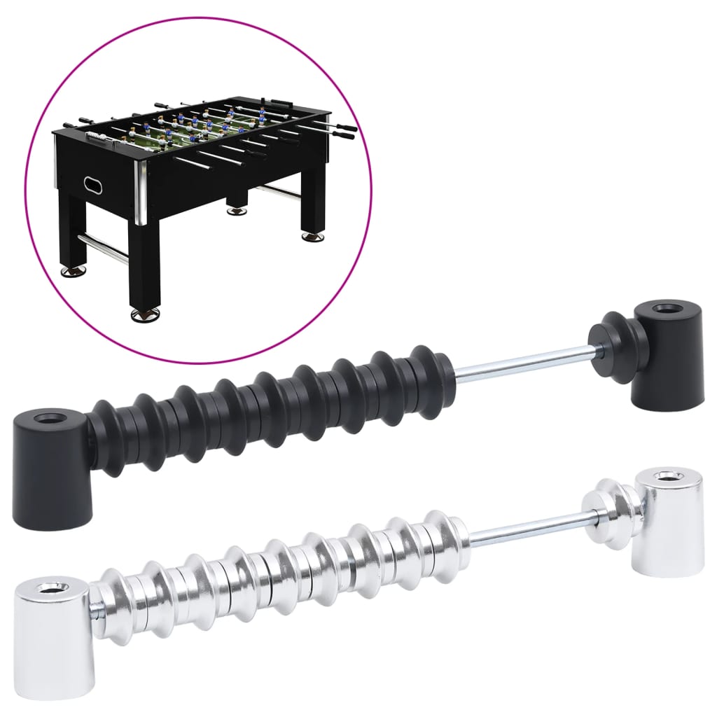 VidaXL Football Table Scoreboards 2 pcs Black and Silver