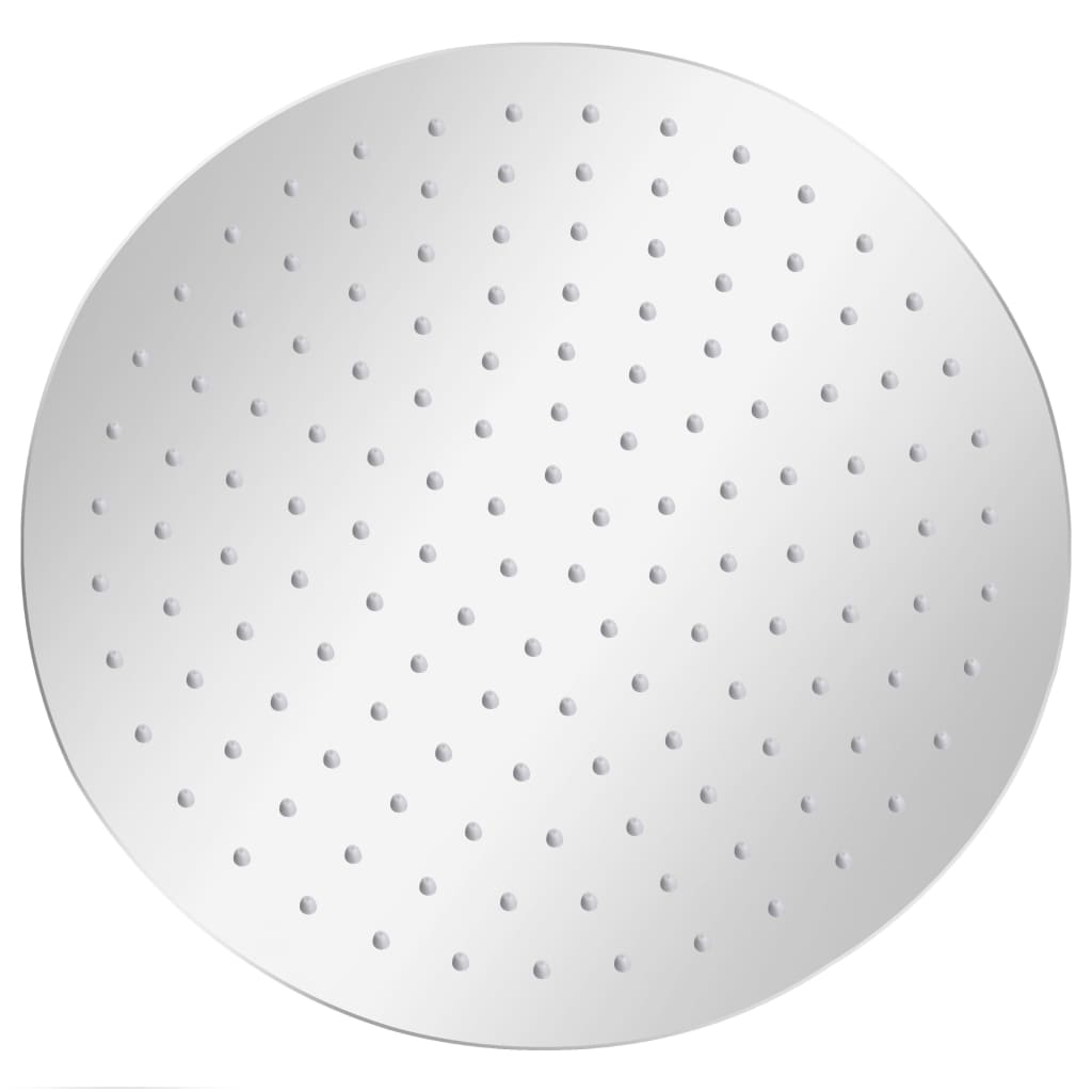 vidaXL Regendouchekop rond 30 cm roestvrij staal 304 afbeelding