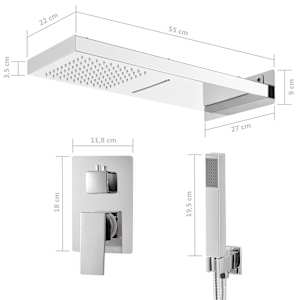 Sprchový systém nerezová ocel 201 stříbrná - obrázek 6