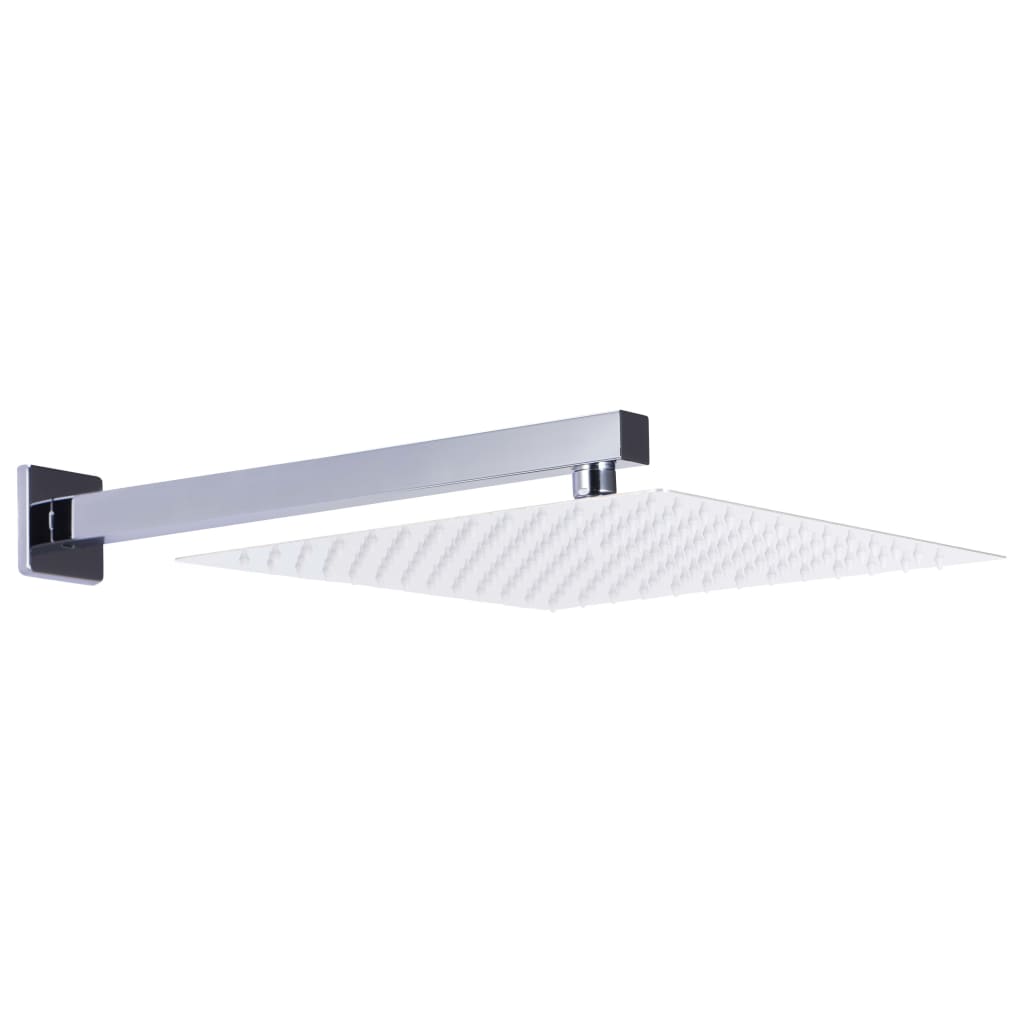 VidaXL Douchearm Vierkant 40 Cm Roestvrij Staal 201 Zilverkleurig