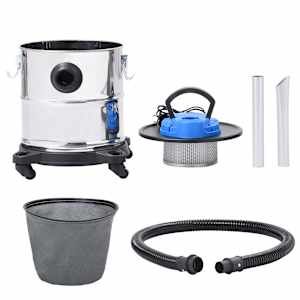 Vysavač na popel s HEPA filtrem 1200 W 20 l nerezová ocel - obrázek 2