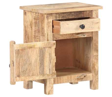 vidaXL Y&ouml;p&ouml;yt&auml; 40x30x50 cm karkea mangopuu