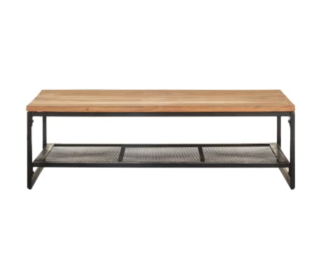 vidaXL Mesa de centro 110x60x35 cm madeira de ac&aacute;cia maci&ccedil;a