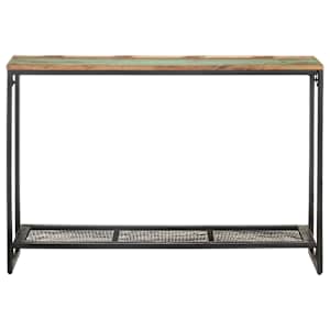 Konzolový stolek 110 x 35 x 75 cm masivní recyklované dřevo - obrázek 2