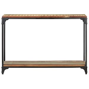 Konzolový stolek 110 x 30 x 75 cm masivní recyklované dřevo - obrázek 2