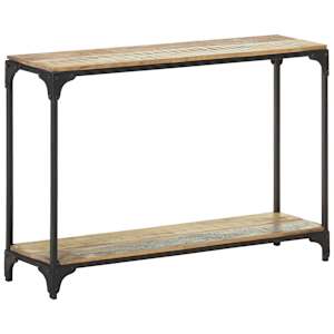 Konzolový stolek 110 x 30 x 75 cm masivní recyklované dřevo - obrázek 11