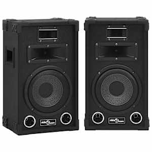 Profesionalni pasivni odrski zvočniki 2 kosa 800 W črne barve