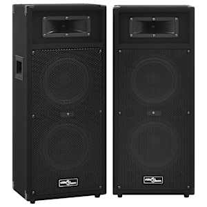 vidaXL professionaalsed HiFi lavak&otilde;larid 2 tk, 1000 W, must