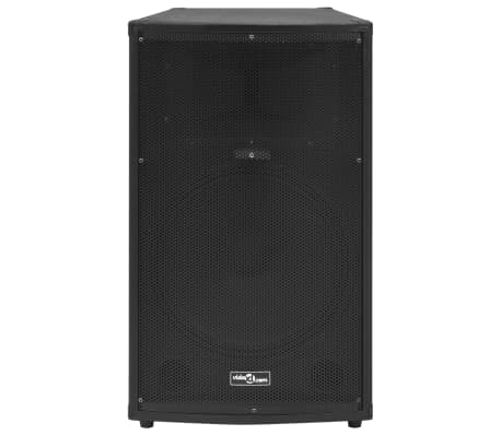 vidaXL Professional Passive Hifi Stage Speaker 1200 W Black 43x43x75cm