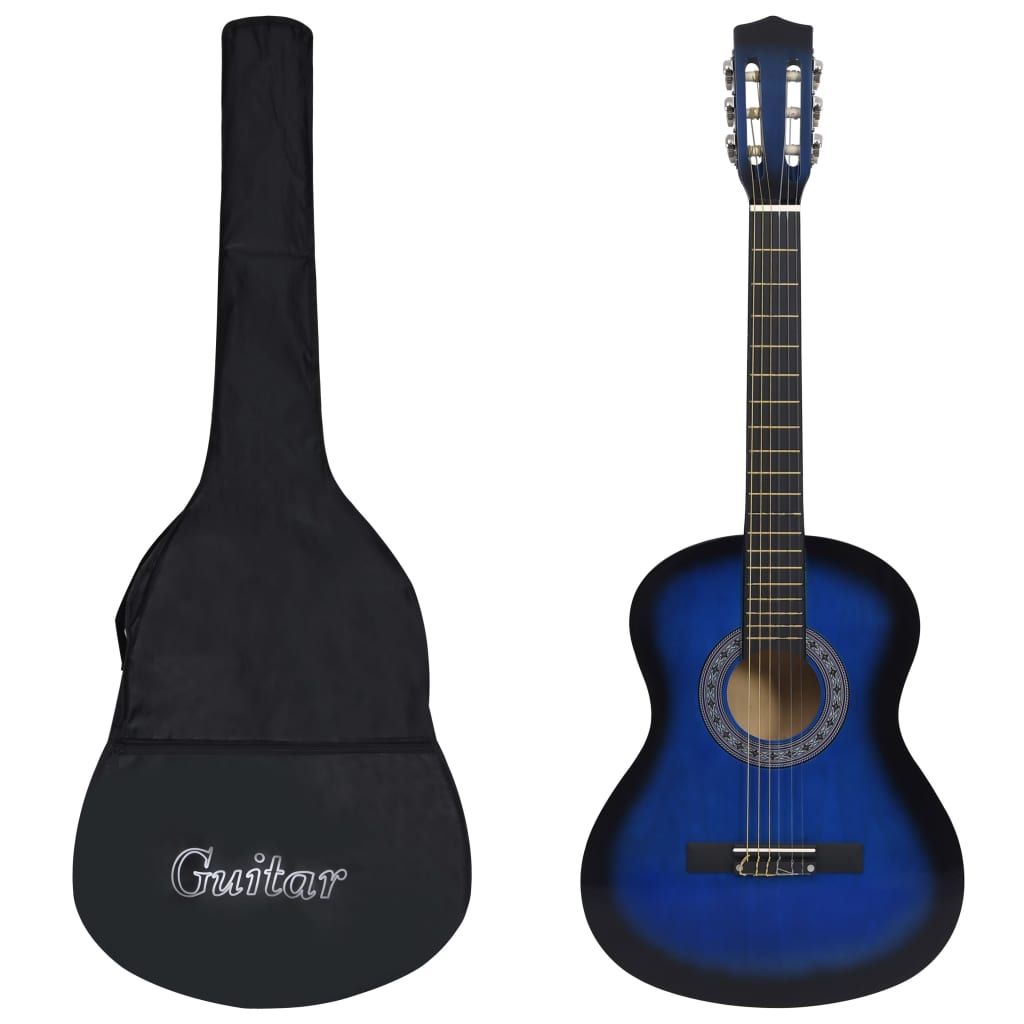 vidaXL klassisk guitar med taske for begyndere 3/4 36