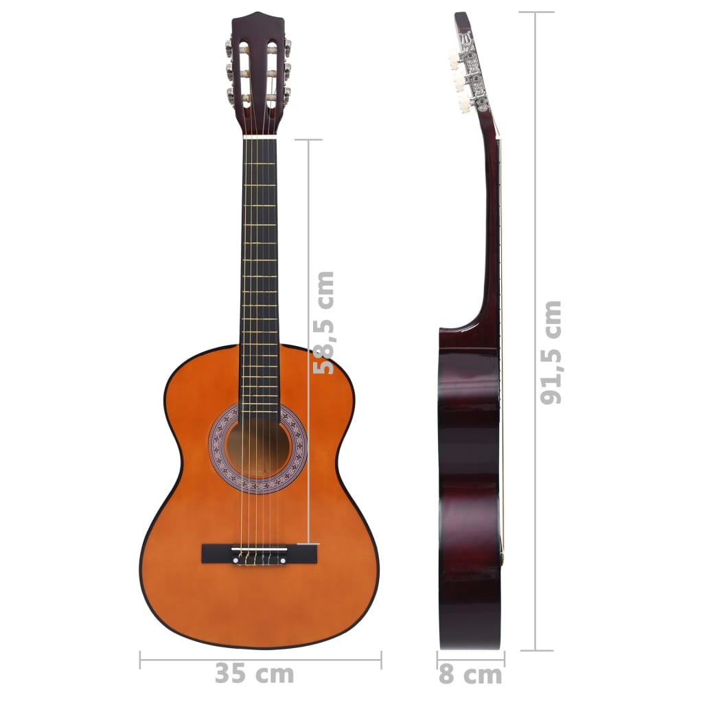 Klasická kytara pro začátečníky s obalem 4/4 39'' - obrázek 14