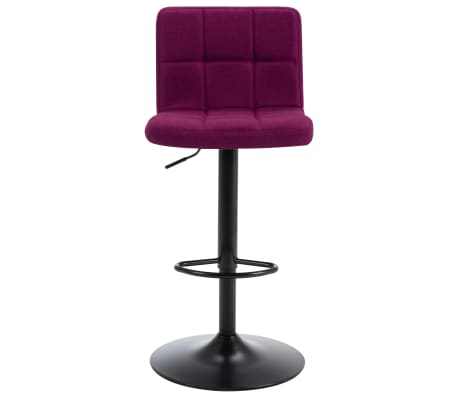 vidaXL Baro taburetė, violetinės spalvos, audinys