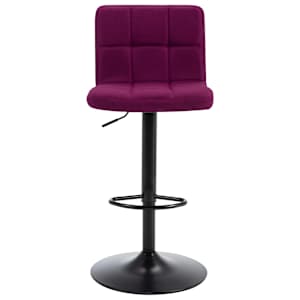 vidaXL Baro taburetė, violetinės spalvos, audinys