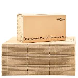 vidaXL Moving Boxes Carton XXL 60 pcs 60x33x34 cm