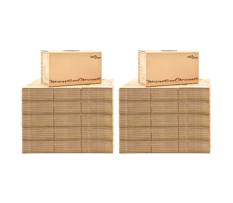 vidaXL Cutii pentru mutare din carton XXL 200 buc. 60 x 33 x 34 cm