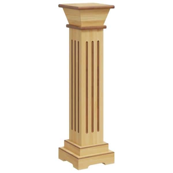 vidaXL kandiline lillepostament, hele puit, 17x17x66 cm, MDF