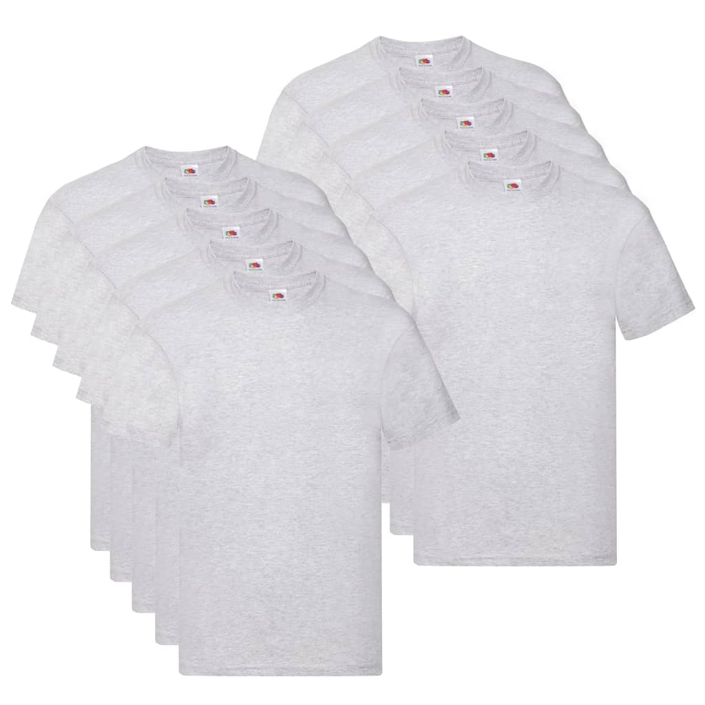 

Fruit of the Loom T-shirts Original 10 st 4XL katoen grijs