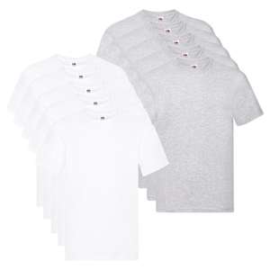 Fruit of the Loom T-shirts Original 10 st 5XL katoen