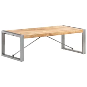 Konferenční stolek 120 x 60 x 40 cm hrubé mangovníkové dřevo - obrázek 10