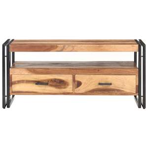 Konferenční stolek 100 x 55 x 45 cm masivní akáciové dřevo - obrázek 2