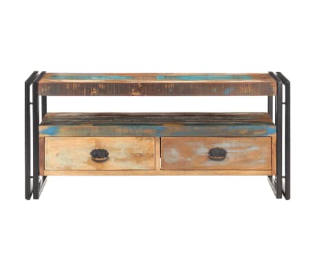 vidaXL Table basse 100x55x45 cm Bois de récupération massif