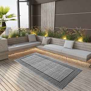 Zunanja preproga ARAKIL siva 120x180 cm PP