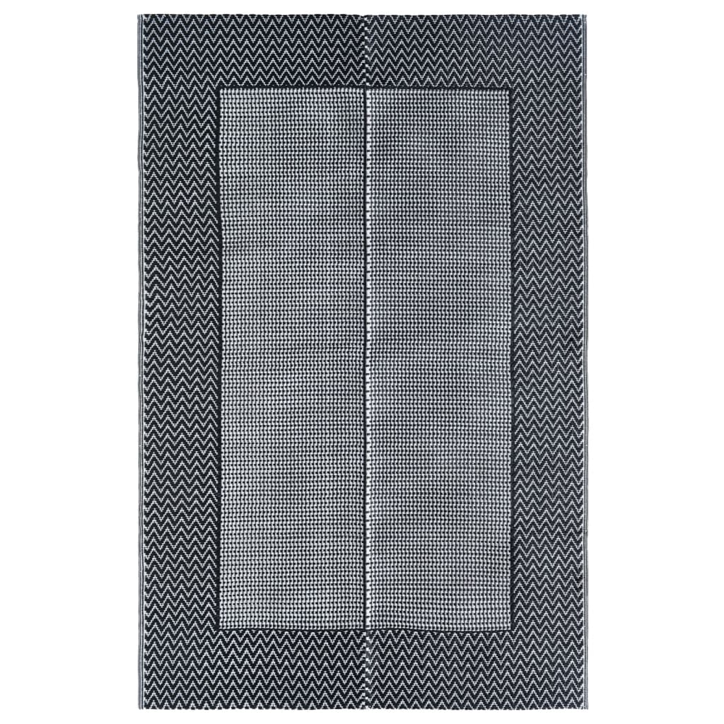 vidaXL Tapis d'extérieur Gris 190x290 cm PP