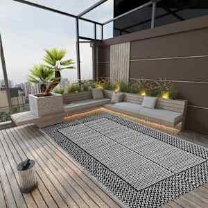 Zunanja preproga ARAKIL siva 190x290 cm PP