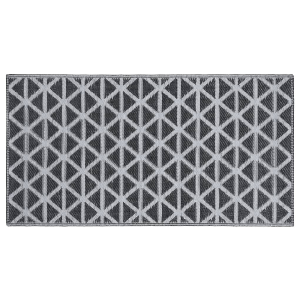vidaXL Vanjski tepih crni 80 x 150 cm PP