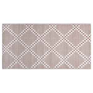 vidaXL Outdoor Carpet ARAKIL Brown 120x180 cm PP