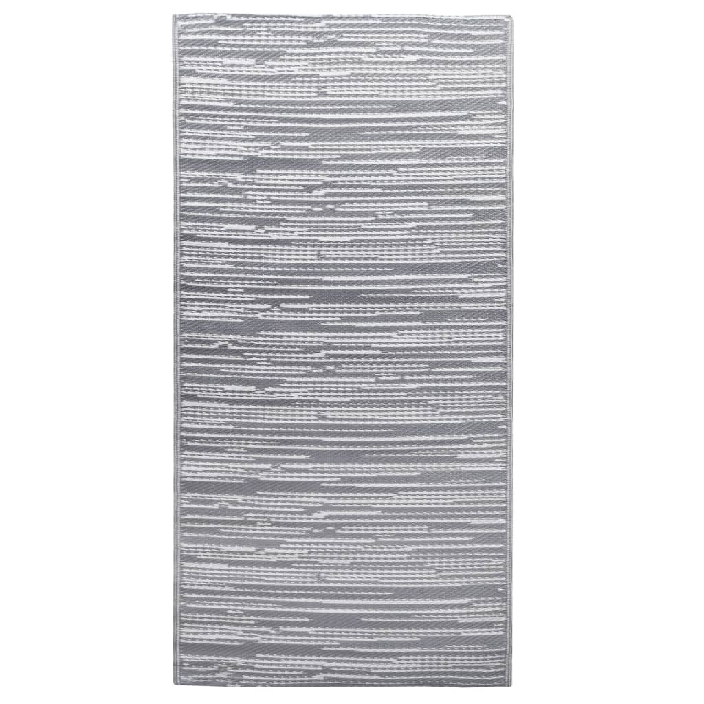 vidaXL Venkovní koberec ARAKIL šedá 80 x 150 cm PP