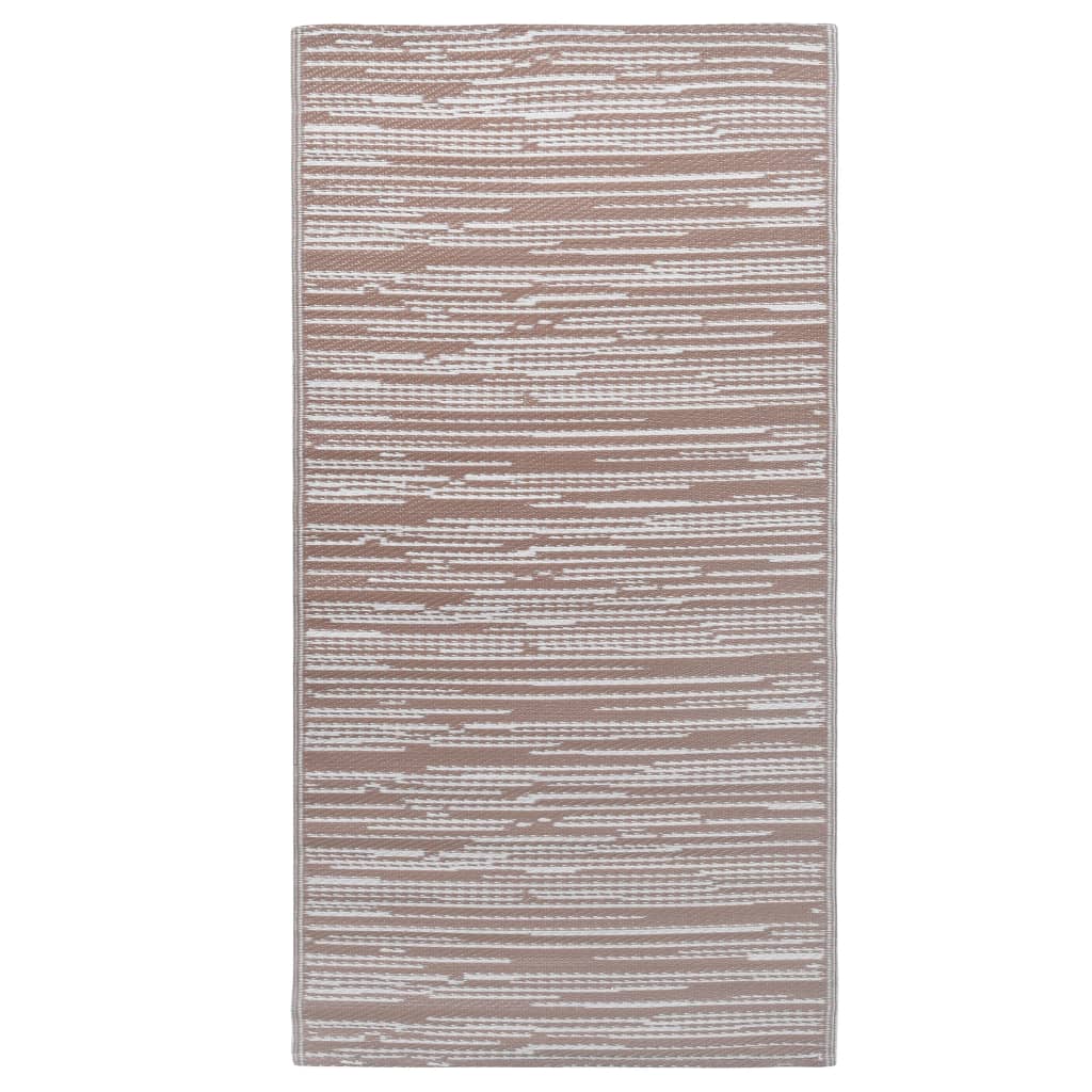 vidaXL Venkovní koberec ARAKIL hnědý 80 x 150 cm PP