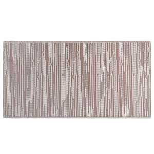 vidaXL Outdoor-Teppich ARAKIL Braun 80x150 cm PP