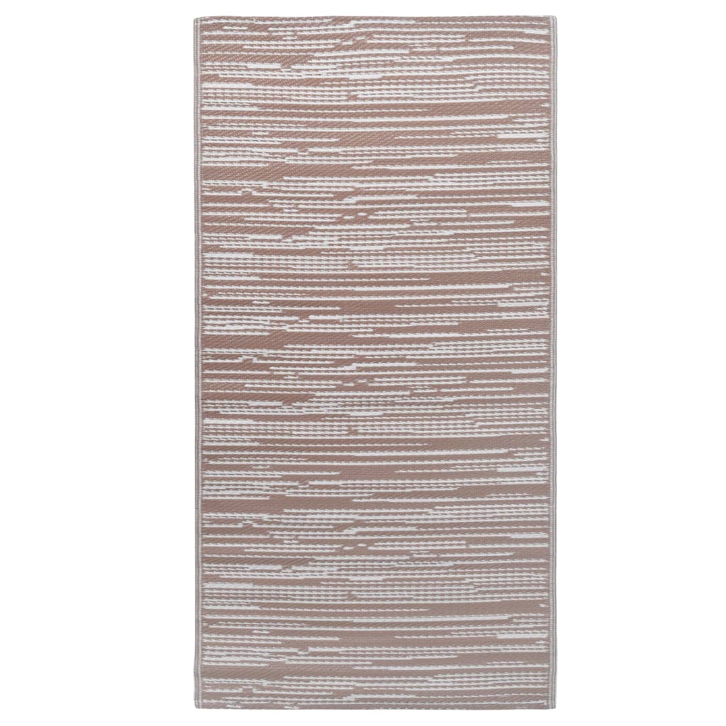 vidaXL Venkovní koberec ARAKIL hnědý 120x180 cm PP