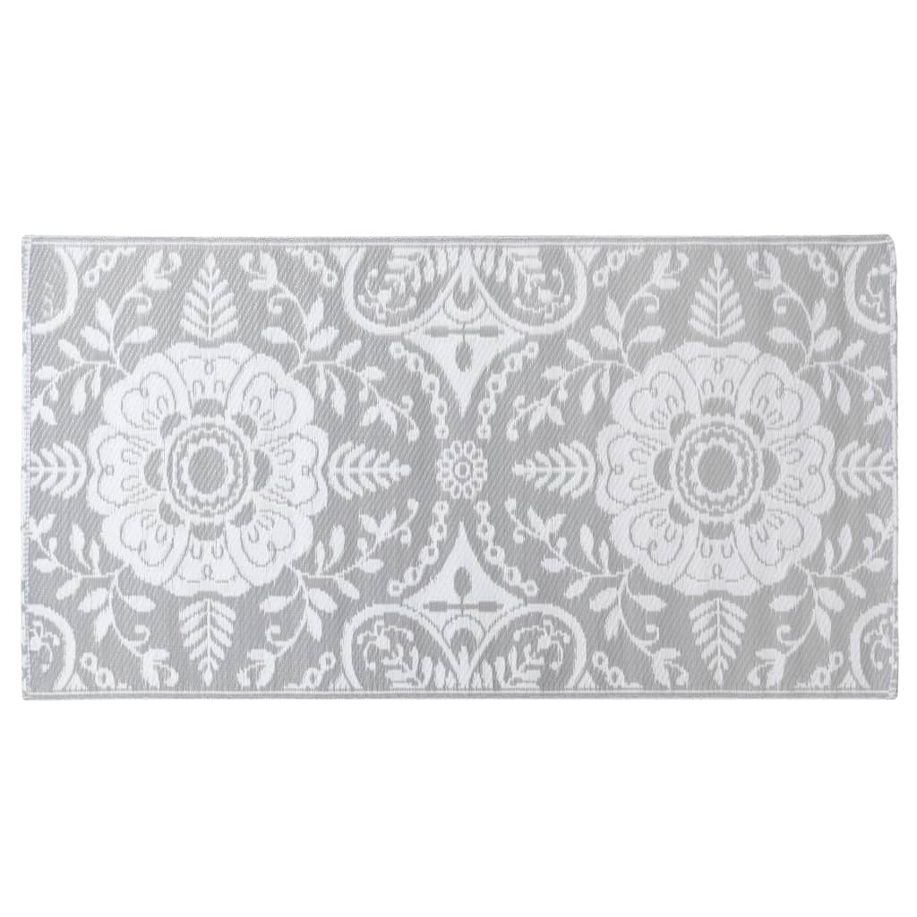Thumbnail - vidaXL Outdoor-Teppich ARAKIL Hellgrau 80x150 cm PP