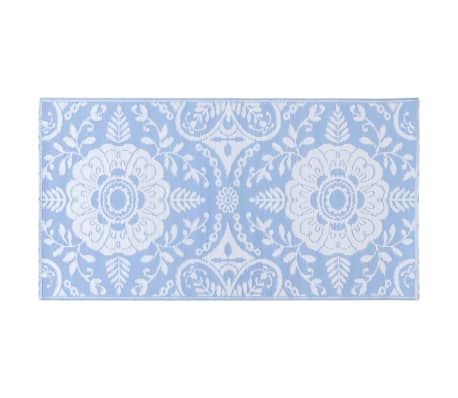 vidaXL Vonkajší koberec detský modrý 80x150 cm PP